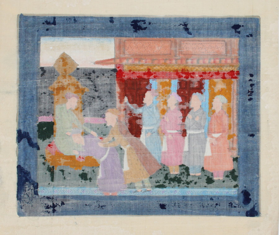 Four Indian or Persian paintings 