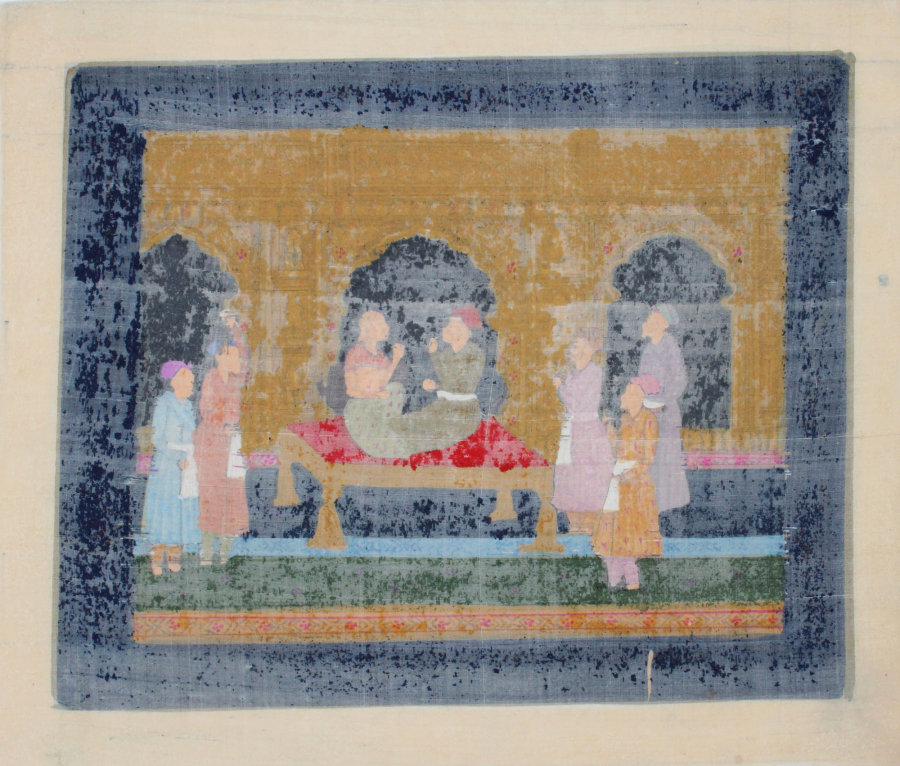 Four Indian or Persian paintings 