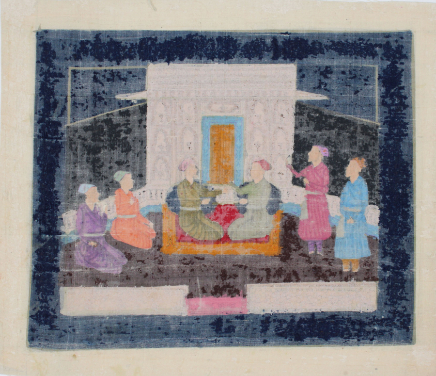 Four Indian or Persian paintings 