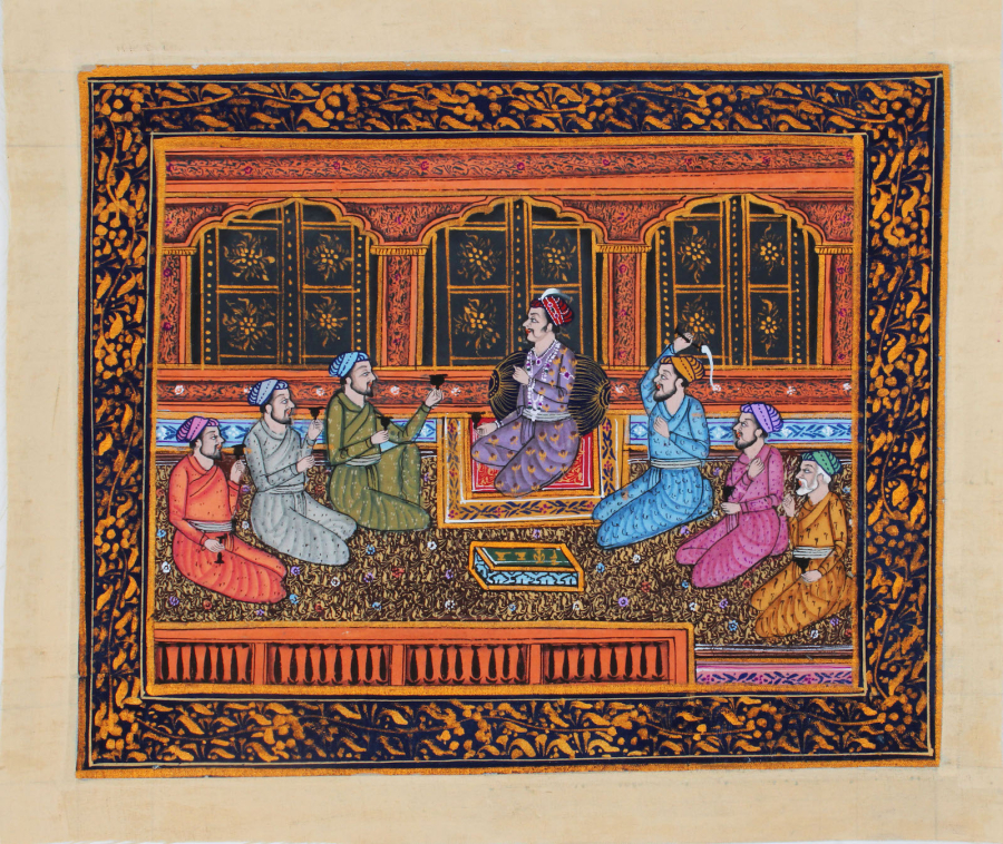 Four Indian or Persian paintings 