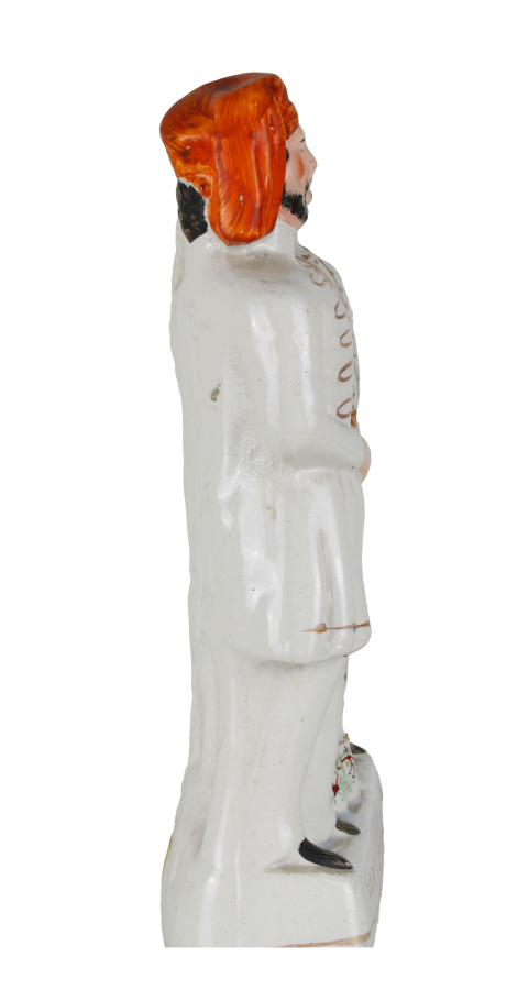 Porcelain statue commemorating a meeting between Turkey, France and England