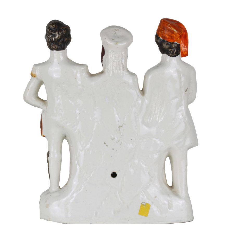 Porcelain statue commemorating a meeting between Turkey, France and England