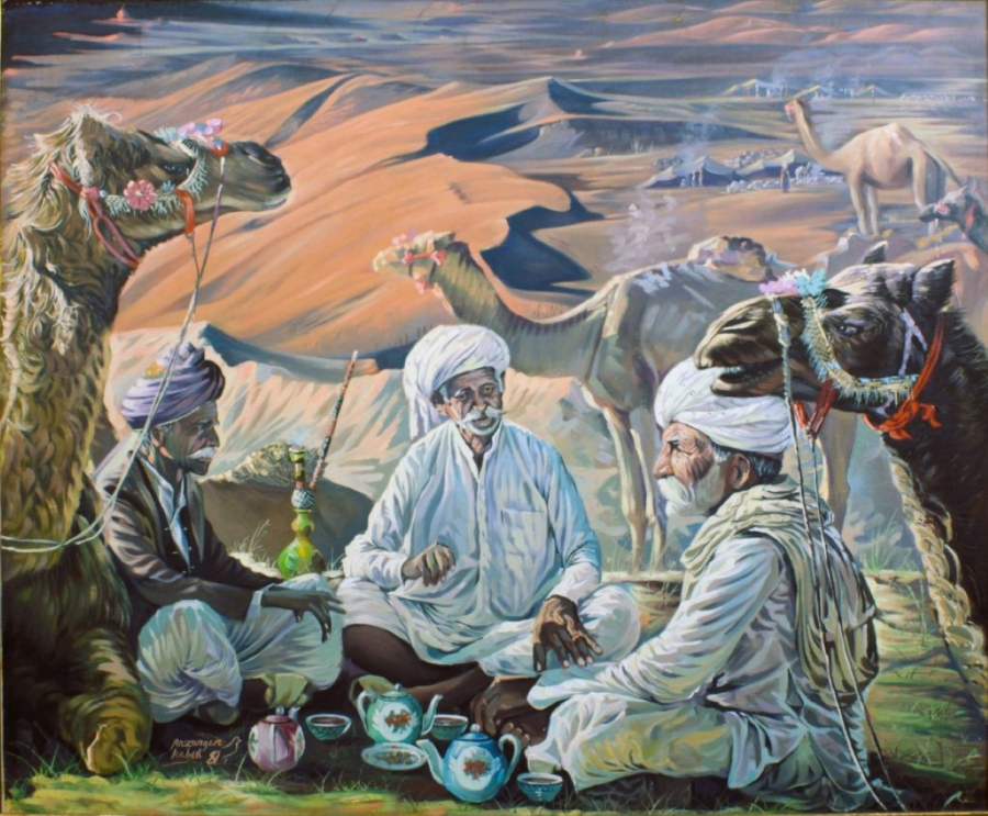 Painting by Anzurger