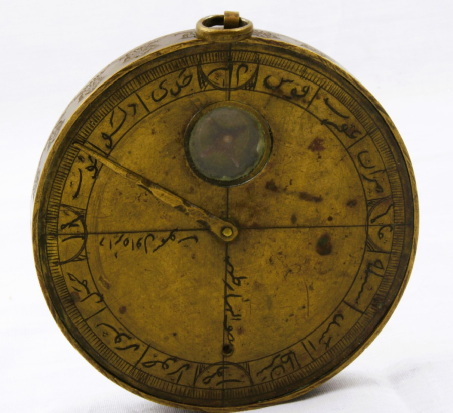19th century Persian Qibla indicator 