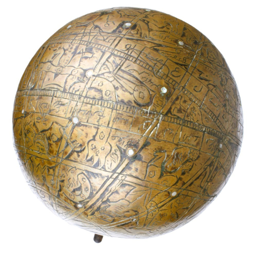 A 19th century Persian globe