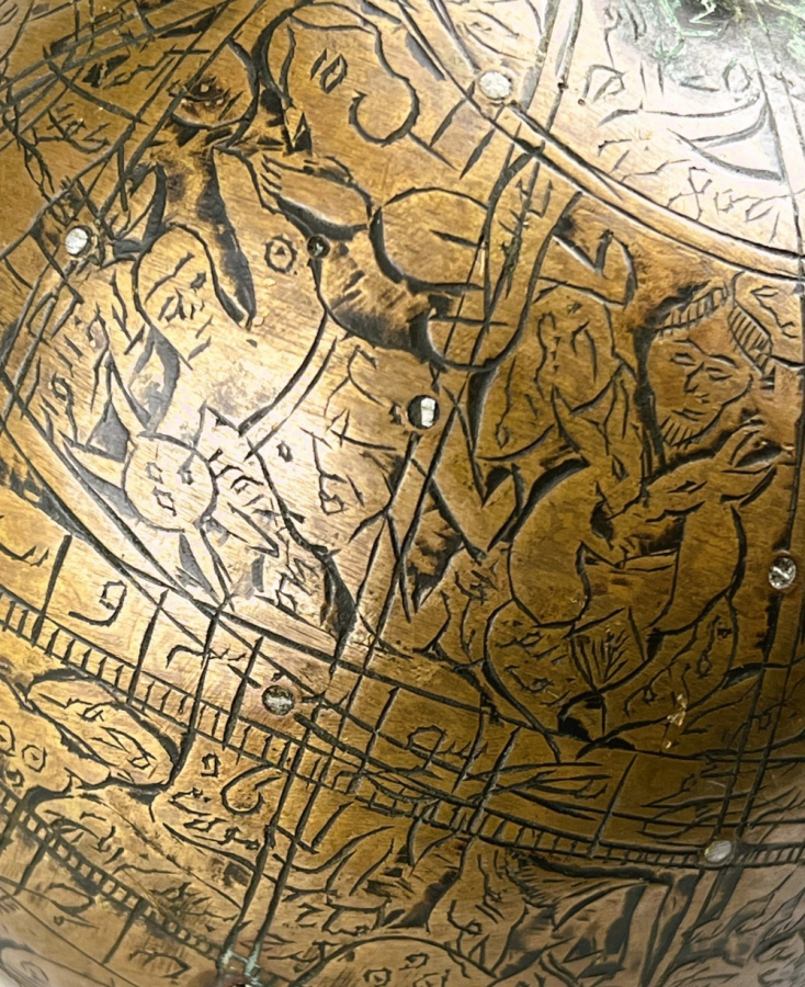 A 19th century Persian globe